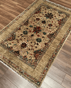 Sultani Hand-Knotted Wool Rug 4' 1" x 6' 2"