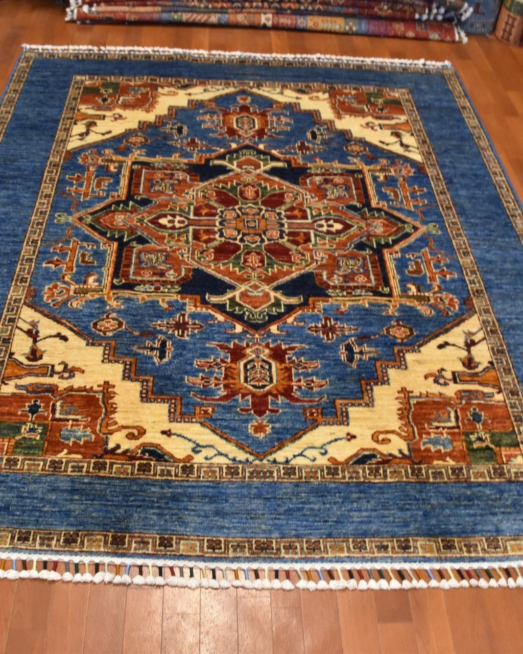 Sultani Hand-Knotted Wool Rug 5' 1" x 6' 3"