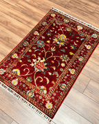 Sultani Hand-Knotted Wool Rug 2' 6" x 3' 9"