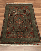 Sultani Hand-Knotted Wool Rug 3' 4" x 5' 2"