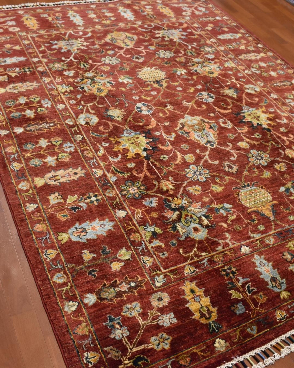 Sultani Hand-Knotted Wool Rug 156x206 cm 3.21 m² | 5x7 ft
