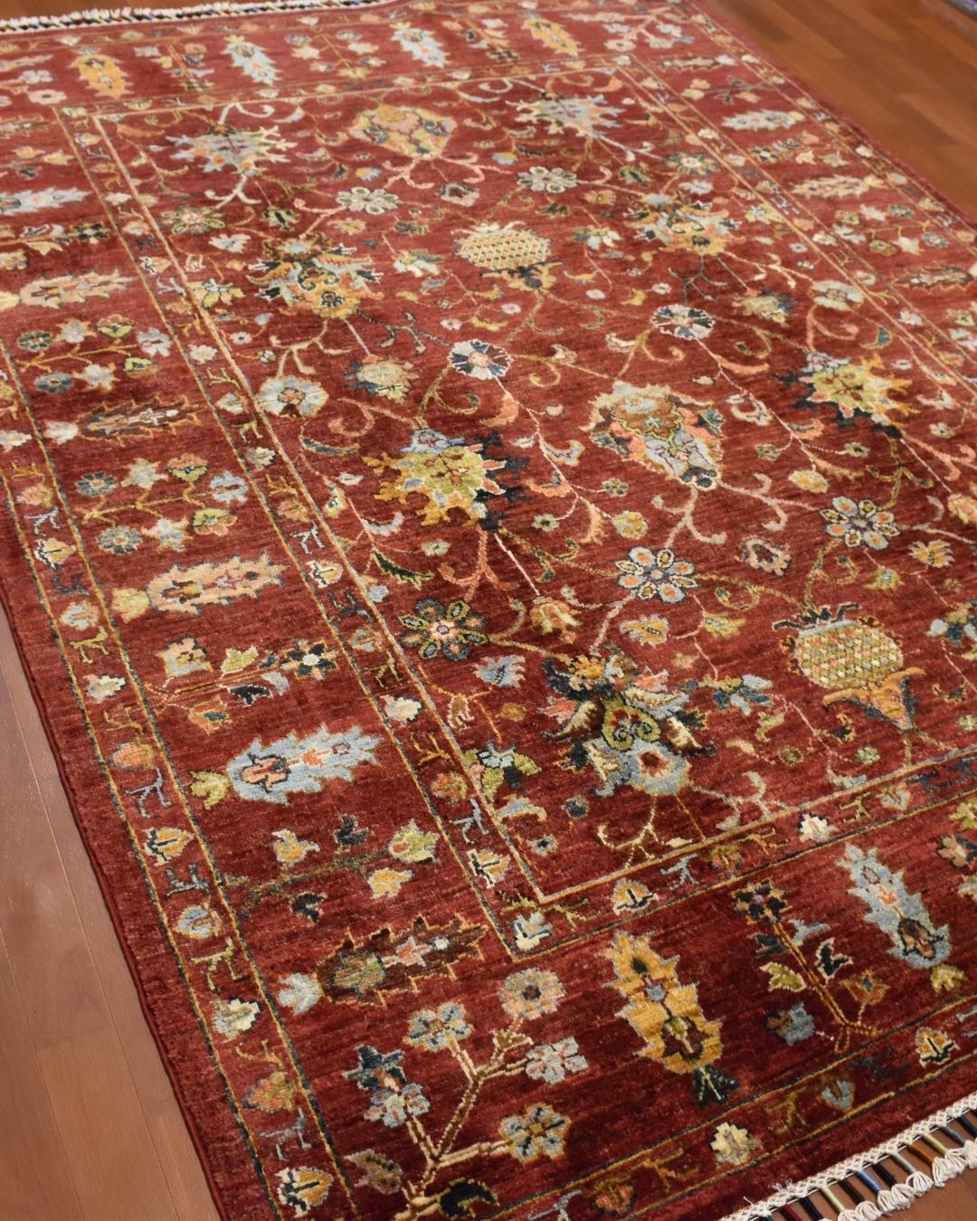 Sultani Hand-Knotted Wool Rug 156x206 cm 3.21 m² | 5x7 ft