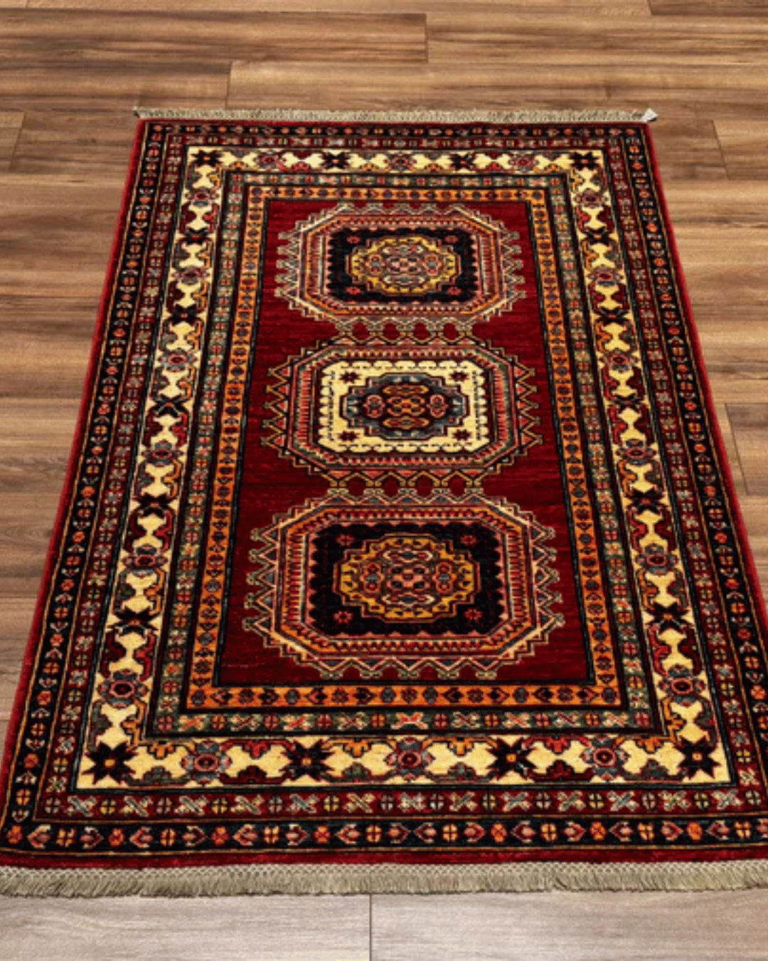 Shirvan Hand-Knotted Wool Rug 3' 3" x 5'