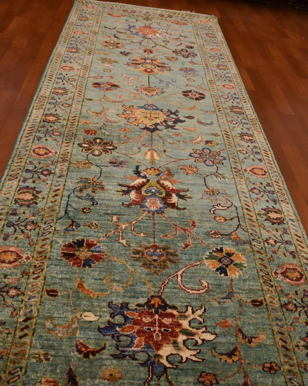 Sultani Hand-Knotted Wool Runner 2' 7" x 8' 2"