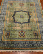 Mamluk Hand-Knotted Wool Rug 5' 9" x 7' 9"