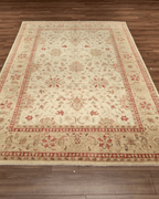 Ushak Hand-Knotted Wool Rug 7' x 10'