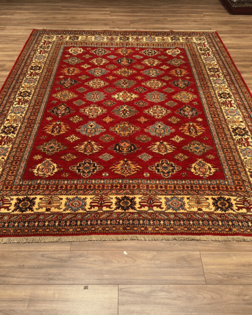 Shirvan Hand-Knotted Wool Rug 8' x 10'
