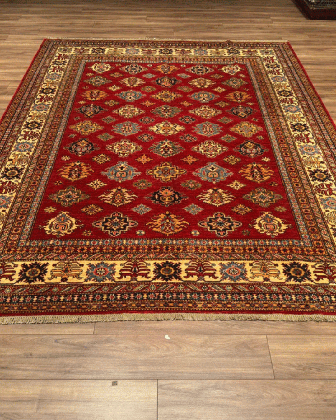 Shirvan Hand-Knotted Wool Rug 8' x 10'