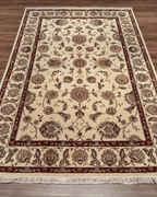 Ottoman Elegance Hand-Knotted Wool Rug 5' 8" x 8' 7"