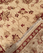 Ushak Hand-Knotted Wool Rug 3' x 5'