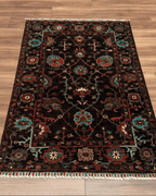 Sultani Hand-Knotted Wool Rug 3' 3" x 4' 5"