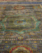 Mamluk Hand-Knotted Wool Rug 4' 4" x 5' 7"
