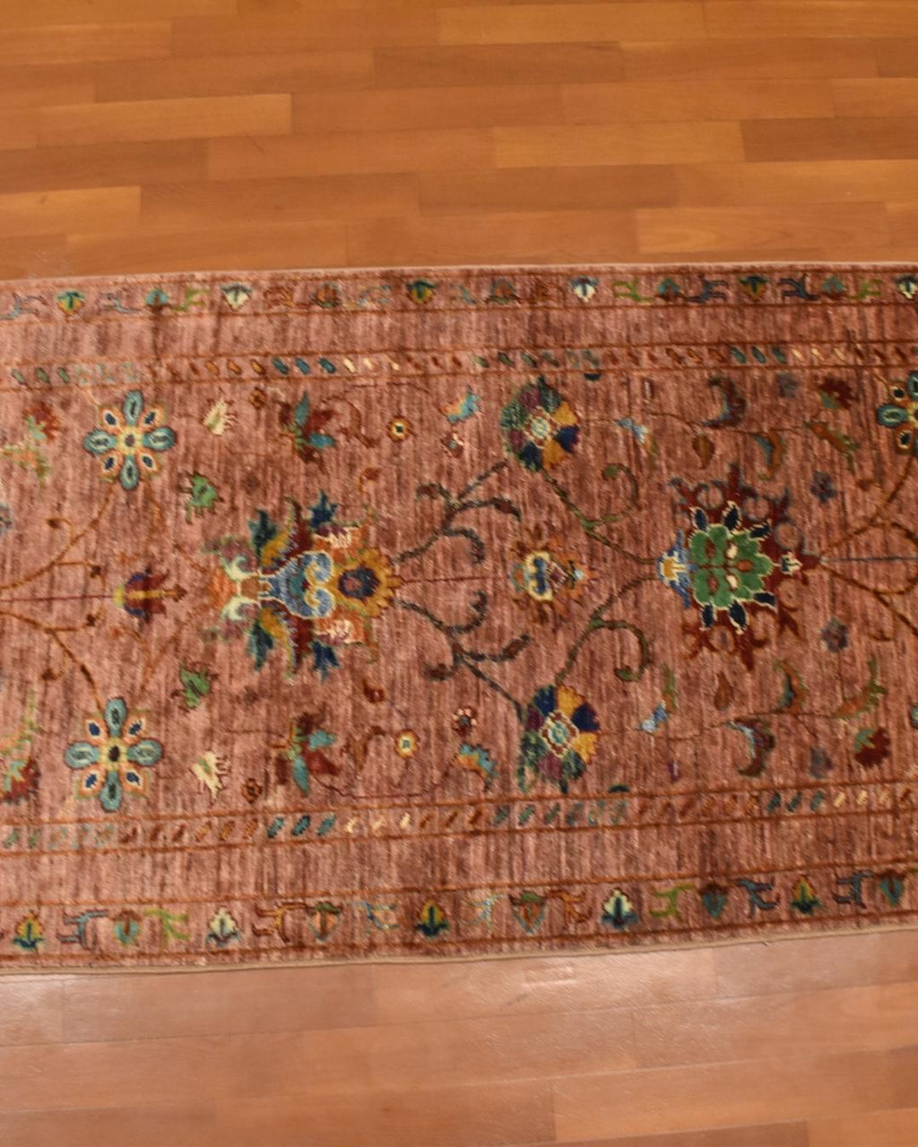 Sultani Hand-Knotted Wool Runner 2' 55" x 6' 56"