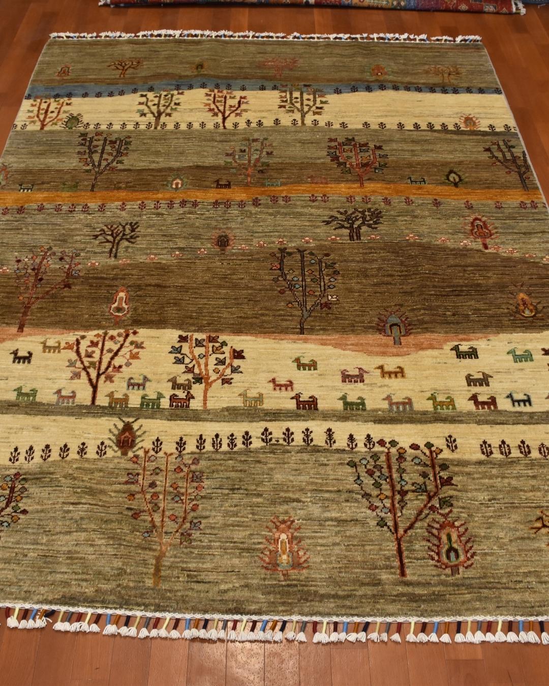 Sultani Hand-Knotted Wool Rug 148x205 cm 3.03 m² | 5x7 ft