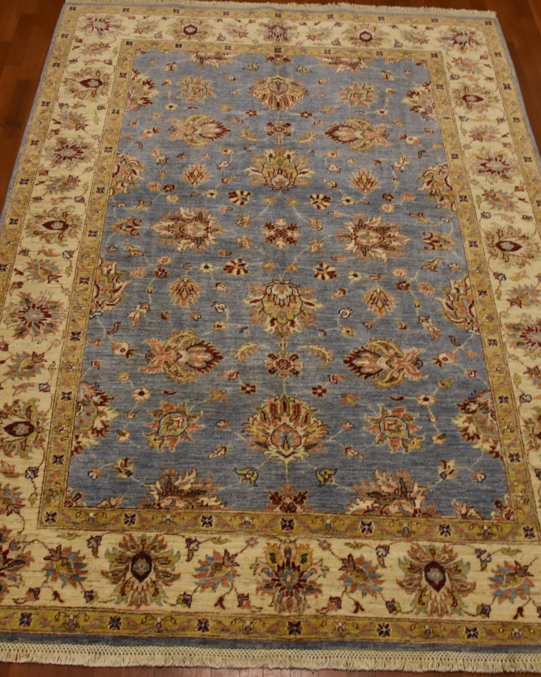 Sultani Hand-Knotted Wool Rug 5' 7" x 7' 8"