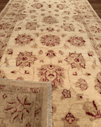 Ushak Hand-Knotted Wool Runner 2' x 8'