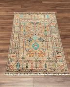 Sultani Hand-Knotted Wool Rug 2' 7" x 4' 1"