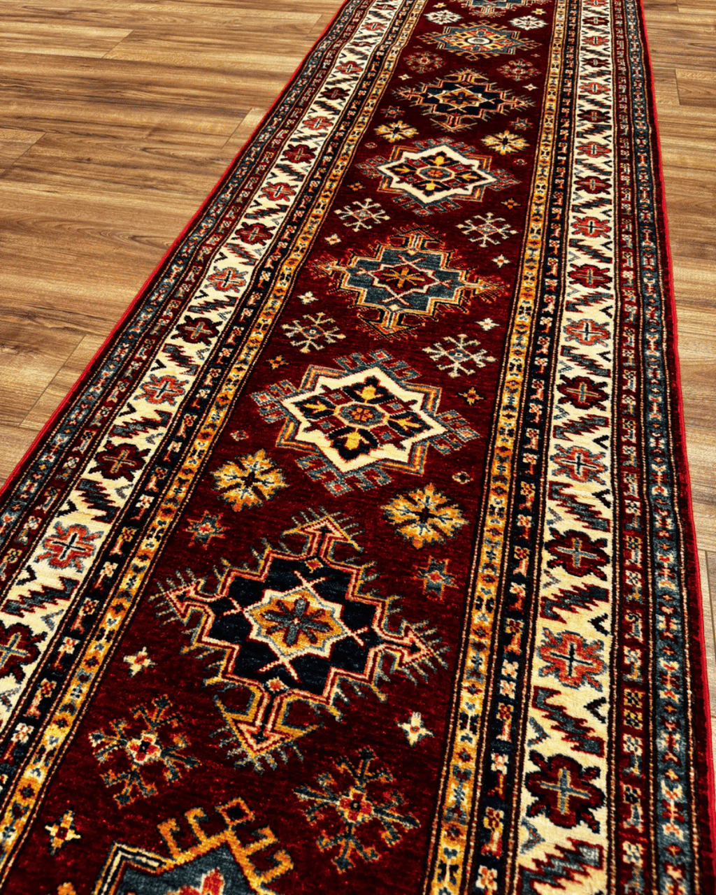 Shirvan Hand-Knotted Wool Runner 2' 6" x 10' 8"