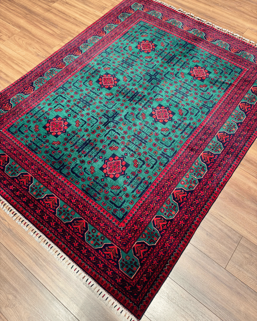 Wolle im afghanischen Stil 1,8x4,8ft – 55x146cm