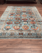 Veziri Hand-Knotted Wool Rug 9' x 12'