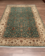 Ottoman Elegance Hand-Knotted Wool Rug 6' 5" x 9' 9"