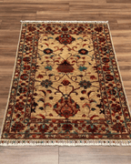 Sultani Hand-Knotted Wool Rug 3' 3" x 4' 8"