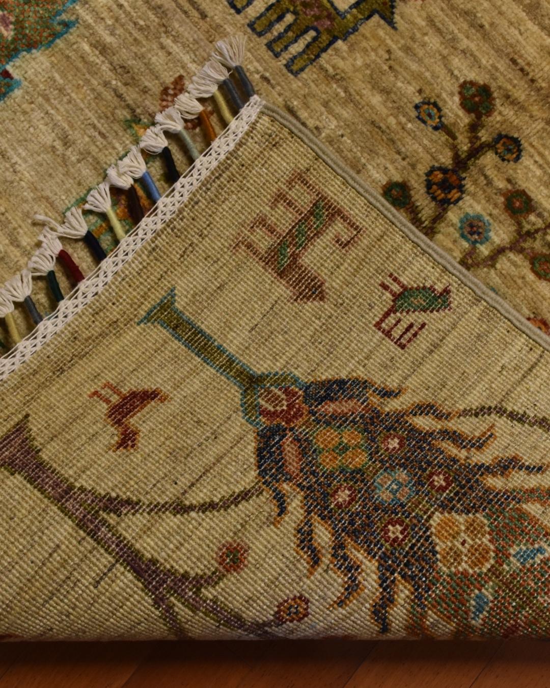 Sultani Hand-Knotted Wool Rug 2' 7" x 4' 5"