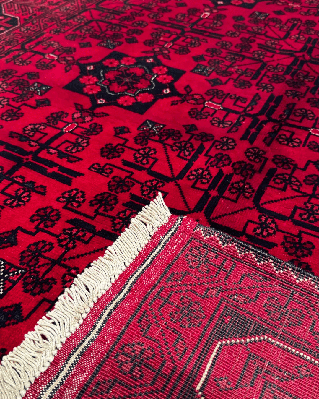 Wolle im afghanischen Stil 1,8x4,8ft – 55x146cm