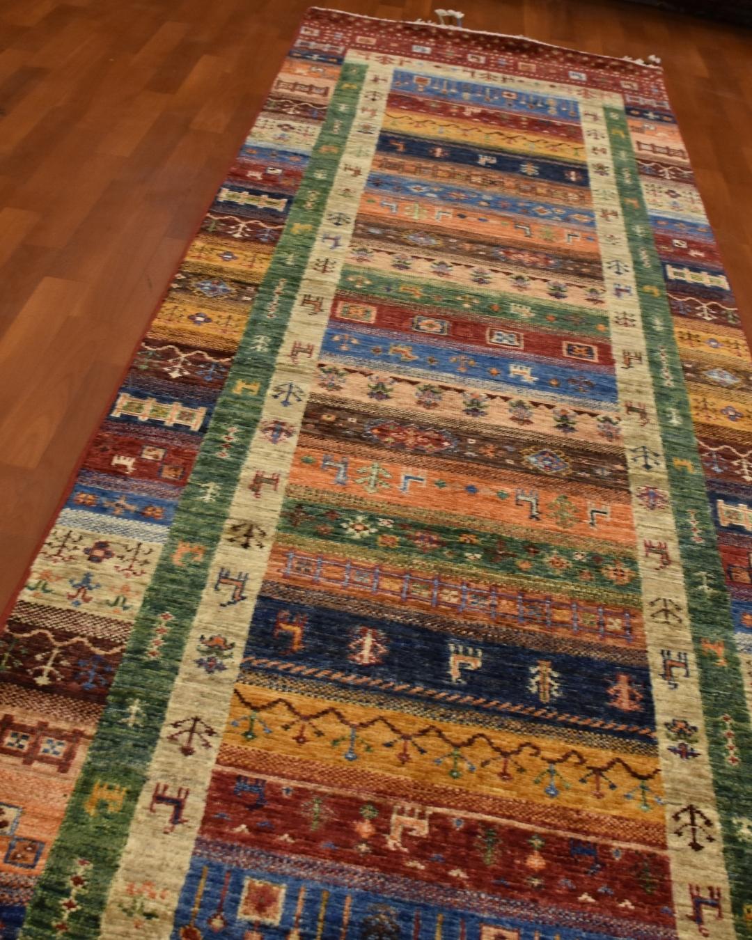 Sultani Hand-Knotted Wool Runner 2' 6" x 8' 4"