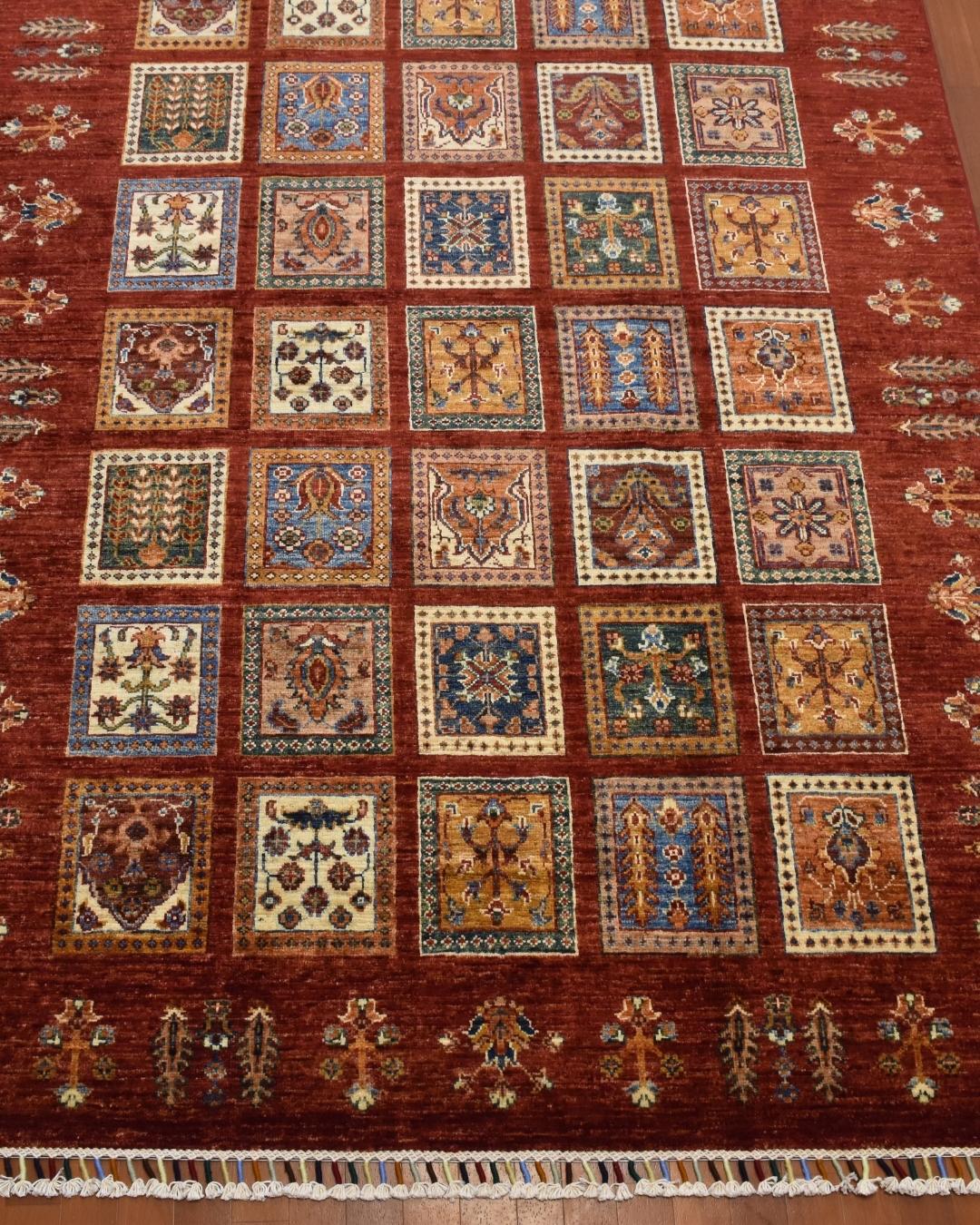 Sultani Hand-Knotted Wool Rug 5' x 6' 9"