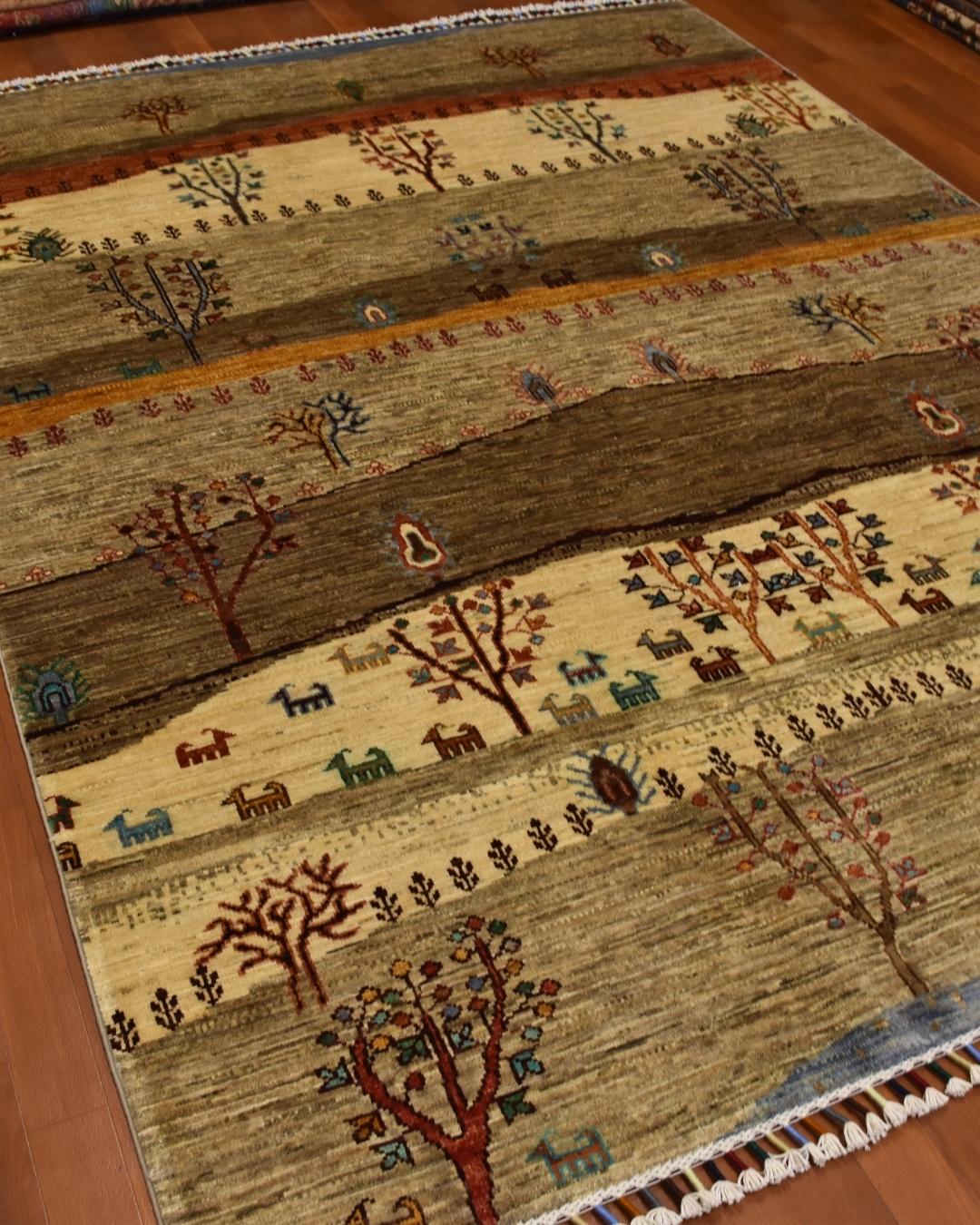 Sultani Hand-Knotted Wool Rug - 153x203 cm 3.11 m² | 5x7 ft