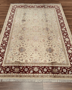 Tapis en laine style afghan 55 x 146 cm