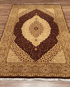 Ottoman Elegance Hand-Knotted Wool Rug 5' 7" x 8' 5"