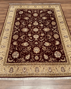 Tapis en laine style afghan 55 x 146 cm