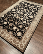 Ottoman Elegance Hand-Knotted Wool Rug 6' 5" x 9' 7"