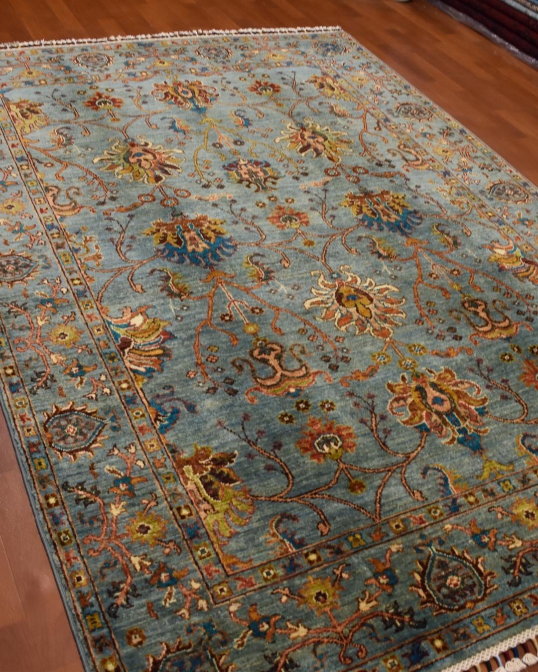 Sultani Hand-Knotted Wool Rug 152x219 cm 3.35 m² | 5x7 ft