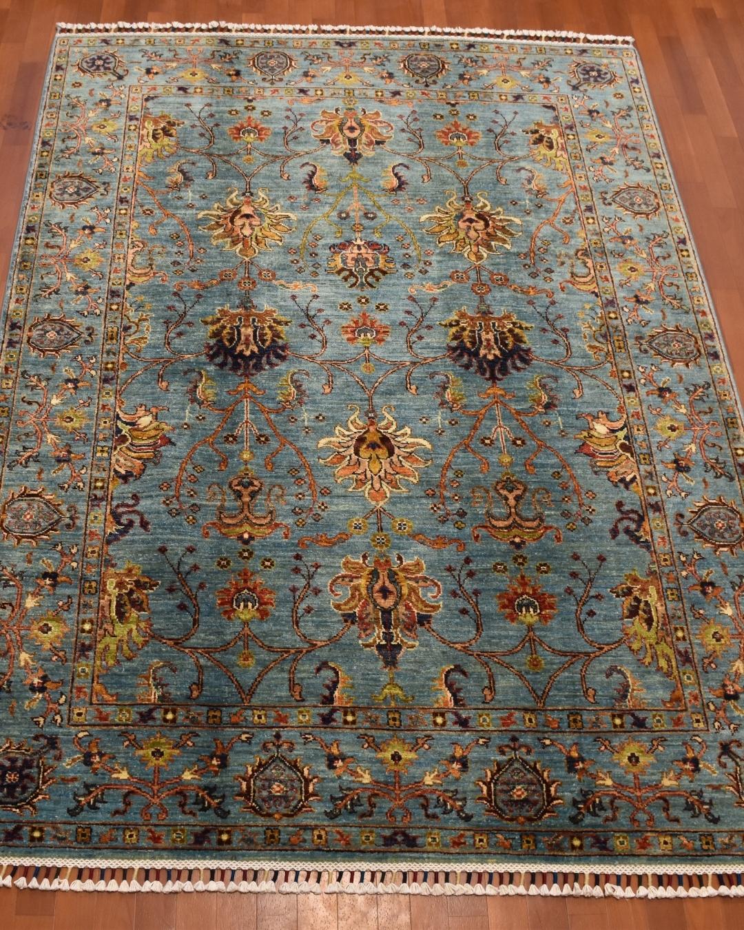 Sultani Hand-Knotted Wool Rug - 152x206 cm 3.13 m² | 5x7 ft