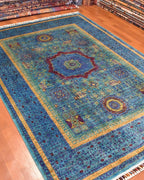 Mamluk Hand-Knotted Wool Rug 4' 9" x 7'