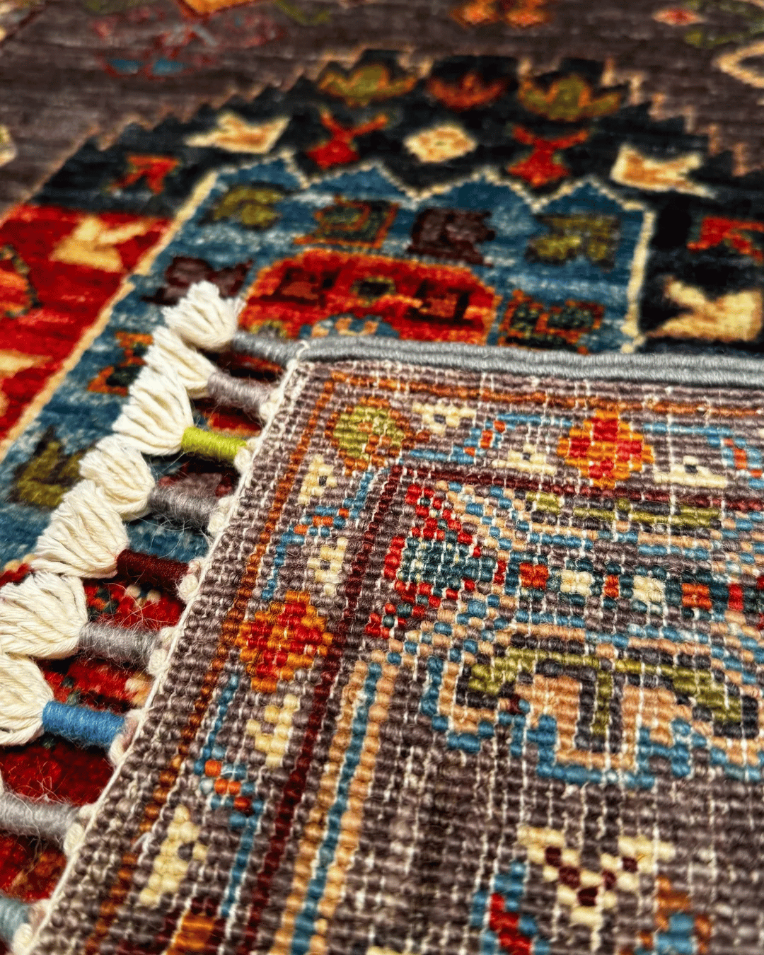 Wolle im afghanischen Stil 1,8x4,8ft – 55x146cm