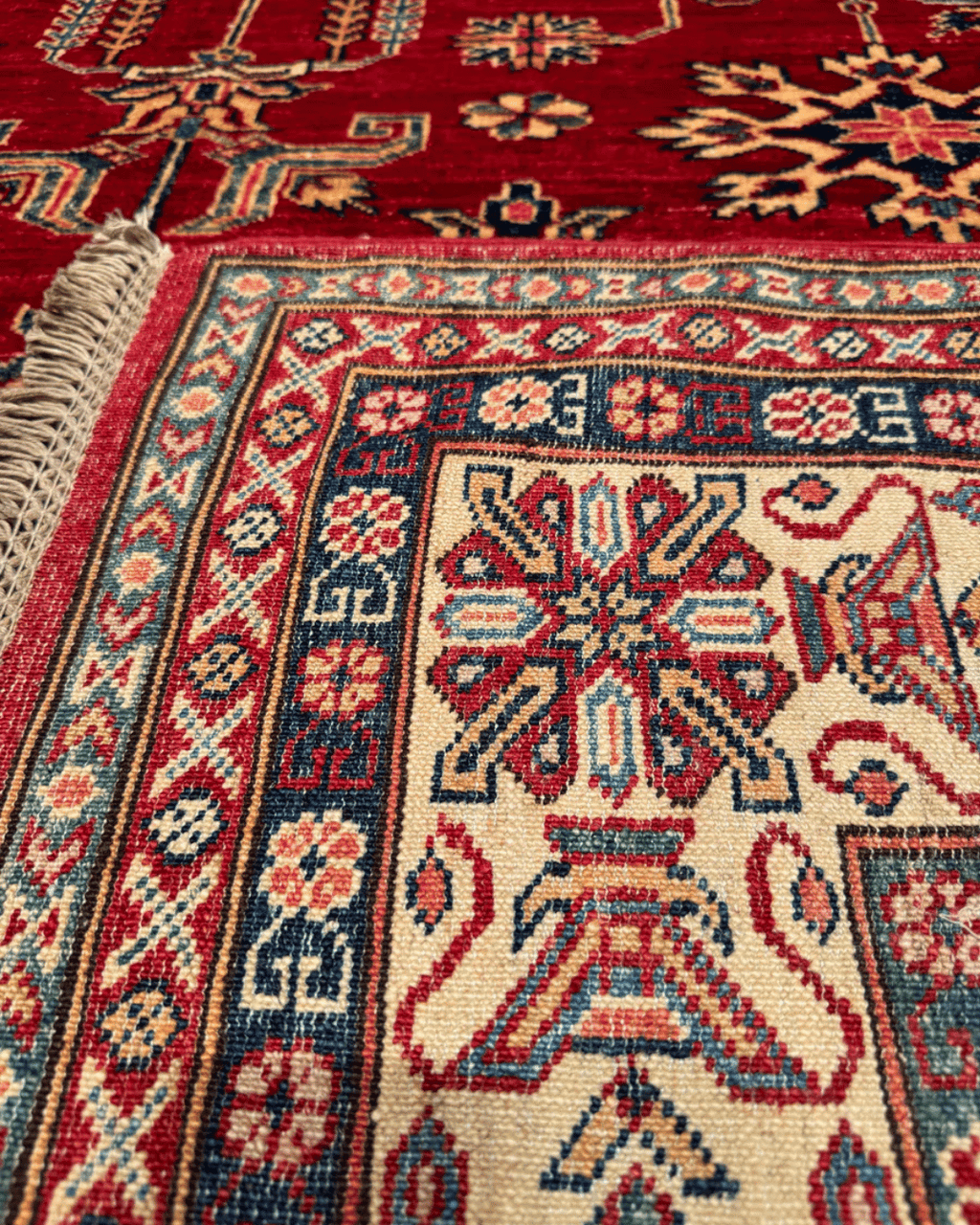 Shirvan Hand-Knotted Wool Rug 6' x 8'