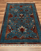Sultani Hand-Knotted Wool Rug 3' 4" x 5' 2"
