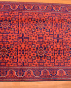 Afghan Hamyap Style Hand-Knotted Wool Rug 4' x 6' 4"