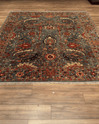 Mamluk Hand-Knotted Wool Rug 8' 5" x 9' 4"