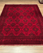 Handwoven Afghan Style Wool Rug 9' 6" x 12' 5"
