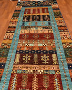Sultani Hand-Knotted Wool Runner 2' 65" x 9' 5"