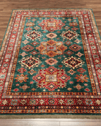 Shirvan Hand-Knotted Wool Rug 6' x 8'