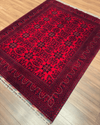 Tapis en laine style afghan 55 x 146 cm
