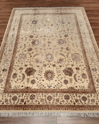 Ottoman Elegance Hand-Knotted Wool Rug 5' 7" x 8'
