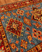 Shirvan Hand-Knotted Wool Rug 3' 1" x 4' 9"