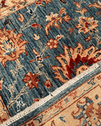 Ushak Hand-Knotted Wool Rug 3' x 5'